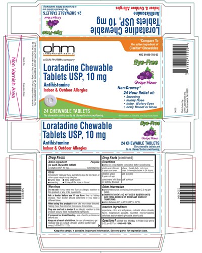 Carton (Ohm Lora Chew Tab Grape 10mg 24ct Blister Carton)